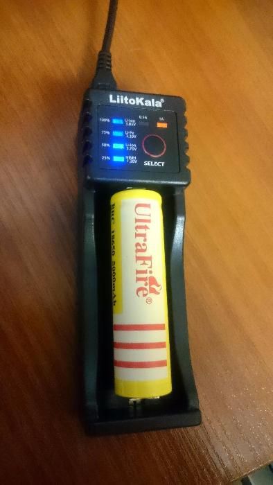 Зарядное устройство 18650 LiitoKala lii-100 Li-ion + PowerBank зарядка