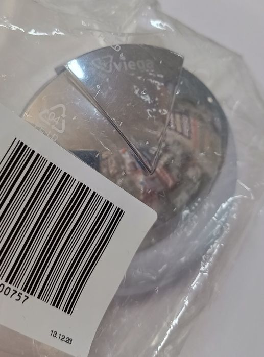 Pokrętło do syfonu wanny automat Viega