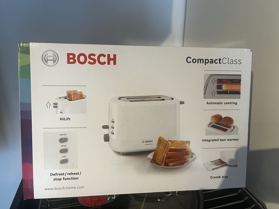 Toster BOSCH CompactClass – stan bardzo dobry, wszystko działa!