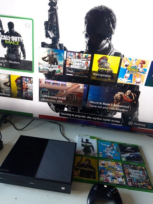 Konsola Xbox One 500 GB Pad gry zestaw cyberpunk