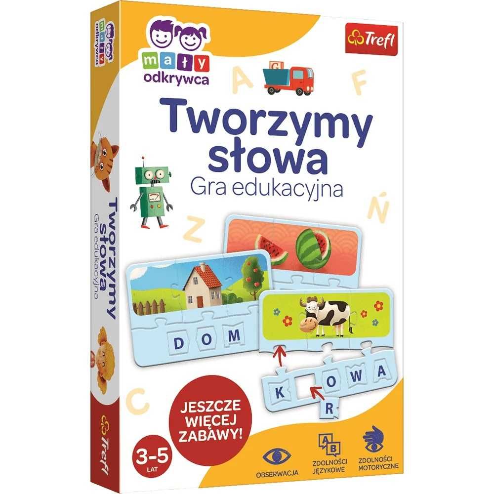 Gra układanka TWORZYMY SŁOWA Trefl edukacyjna dla dzieci