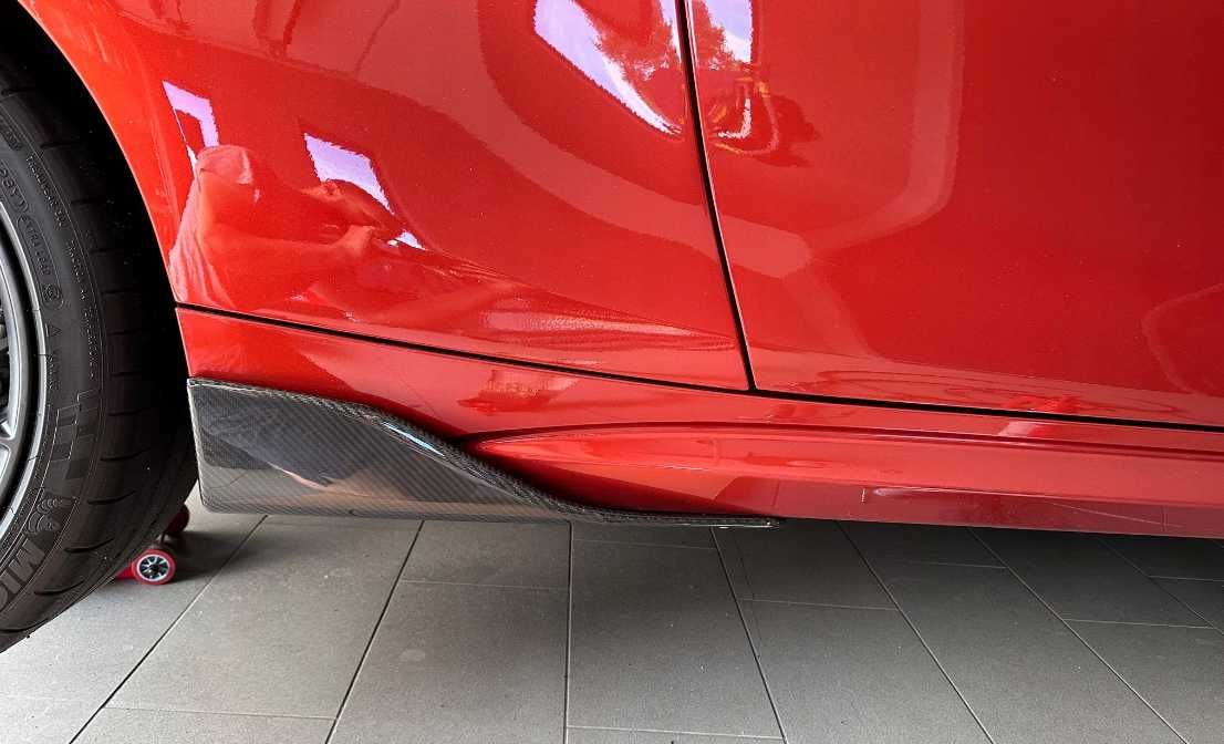 Dokładki Listwy Pod Progi BMW M2 F87 M2C CARBON