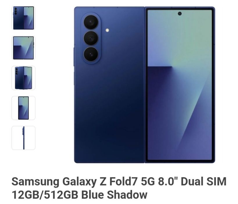 Samsung Fold7 Azul 512gb