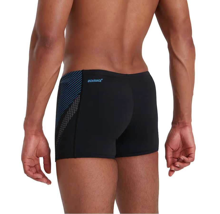 Calções de Natação Speedo Tech Painel Aquashort (Preto/Azul) - 36''