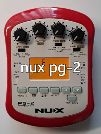 Nux PG-2
Портативный гитарный процессор.