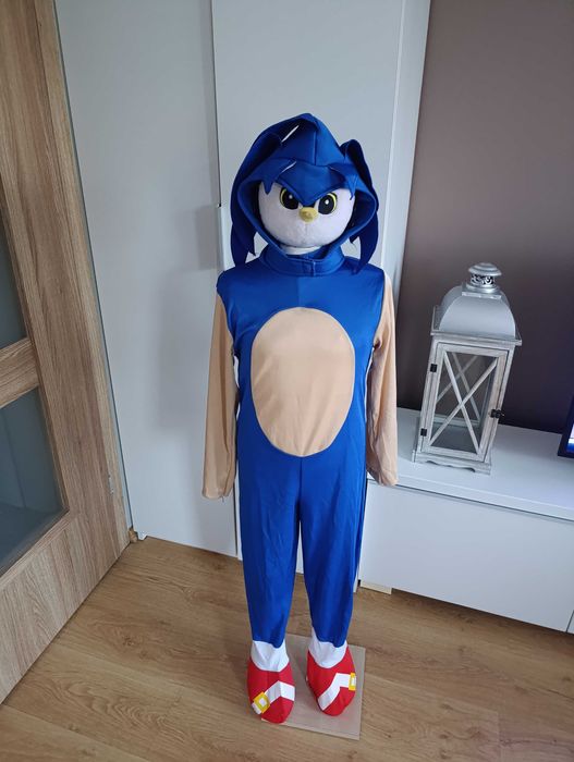 Strój karnawałowy SONIC SONIKA SONICA kostium przebranie 122/128 (95)