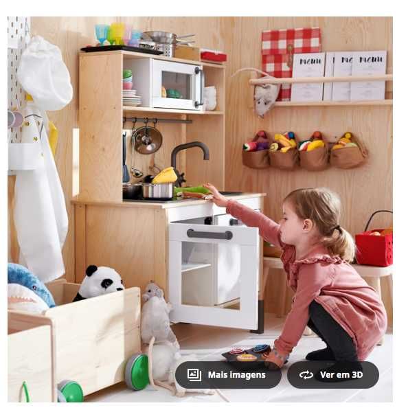 Cozinha de brincar Ikea para crianças em óptimo estado