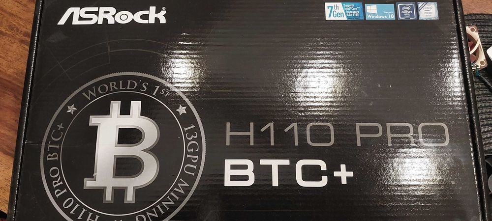 Zestaw płyta główna ASrock BTC + procesor + pamięć