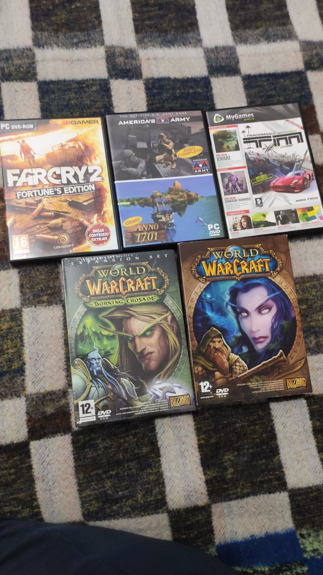 Conjunto de jogos para PC