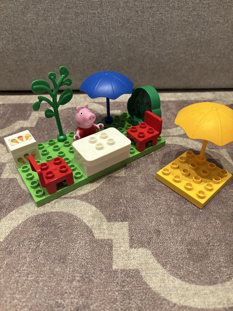 Klocki ala duplo Świnka Pepe