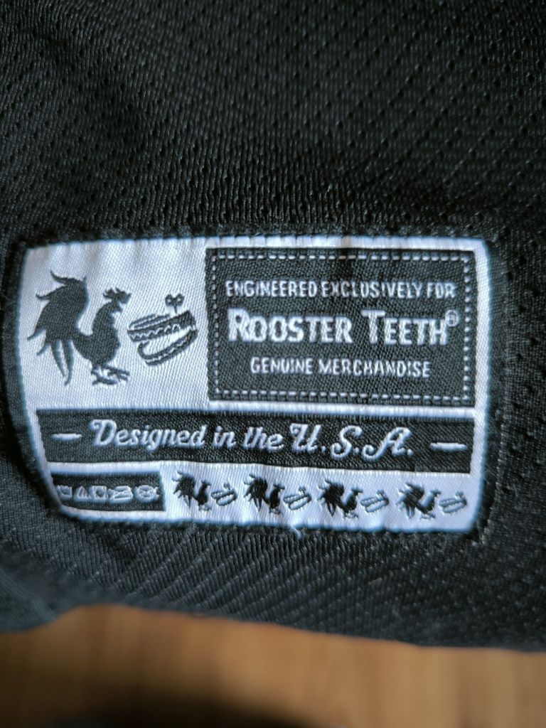 Rooster Teeth koszulka baseballowa czarna męska XL limited USA