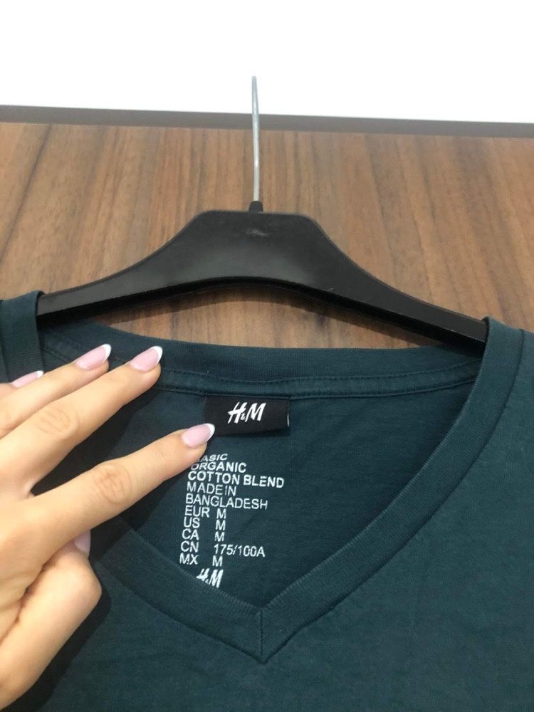 Zielony t-shirt H&M