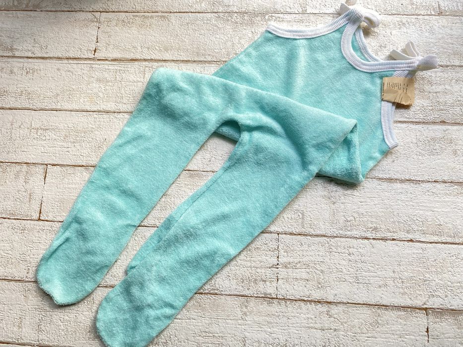 Комбінезон-повзунки бірюзовий новий