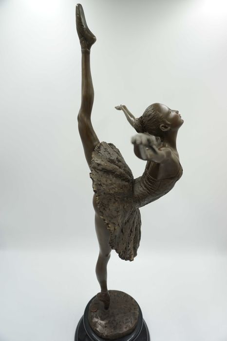 DUŻA figura z brązu balerina tancerka baletnica  67 cm