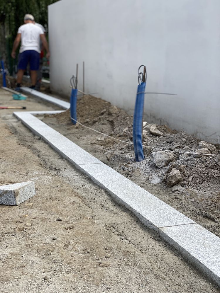 Obrzeże granitowe, opornik z granitu - KOPALNIA GRANITU