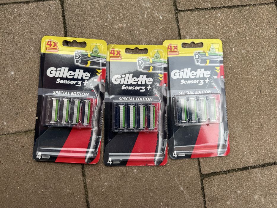 Gillette Sensor 3+ zapas oraz zapas z rączką