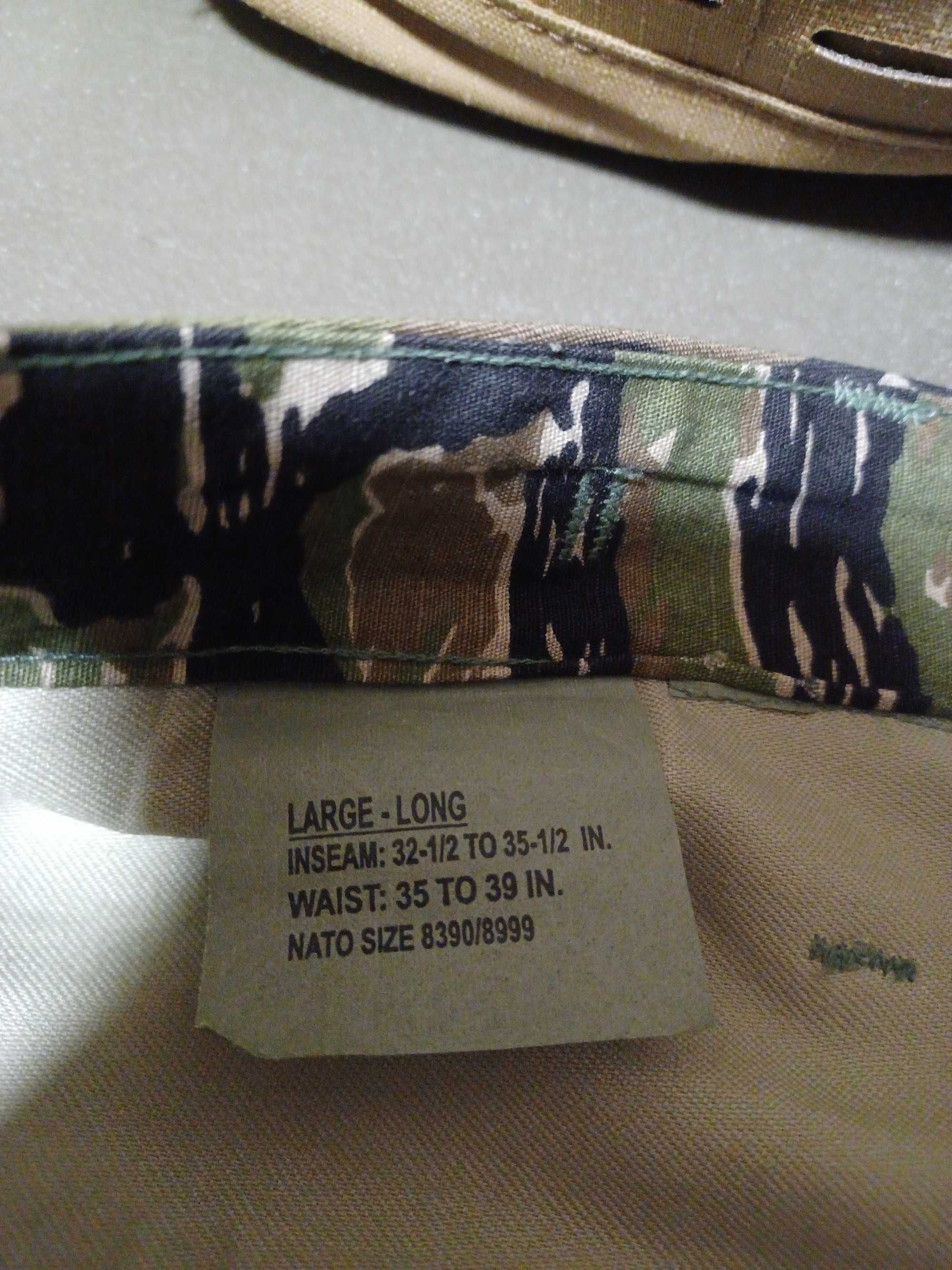 Spodnie wojskowe USA tiger stripe L/L