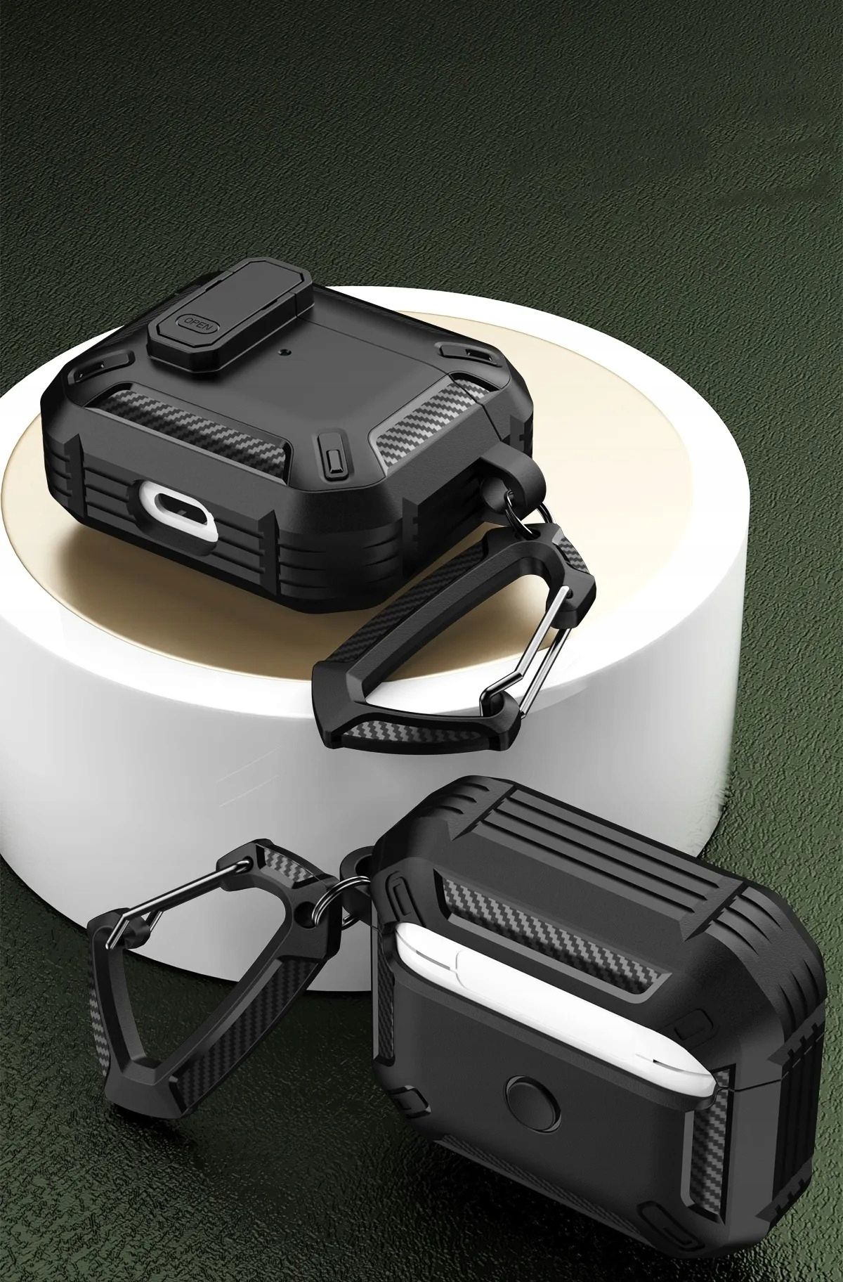 Etui Do Airpods Pro 2 Case Pokrowiec Obudowa Czarne