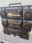 Stary boombox trzy sztuki lata 80 radia sprawne