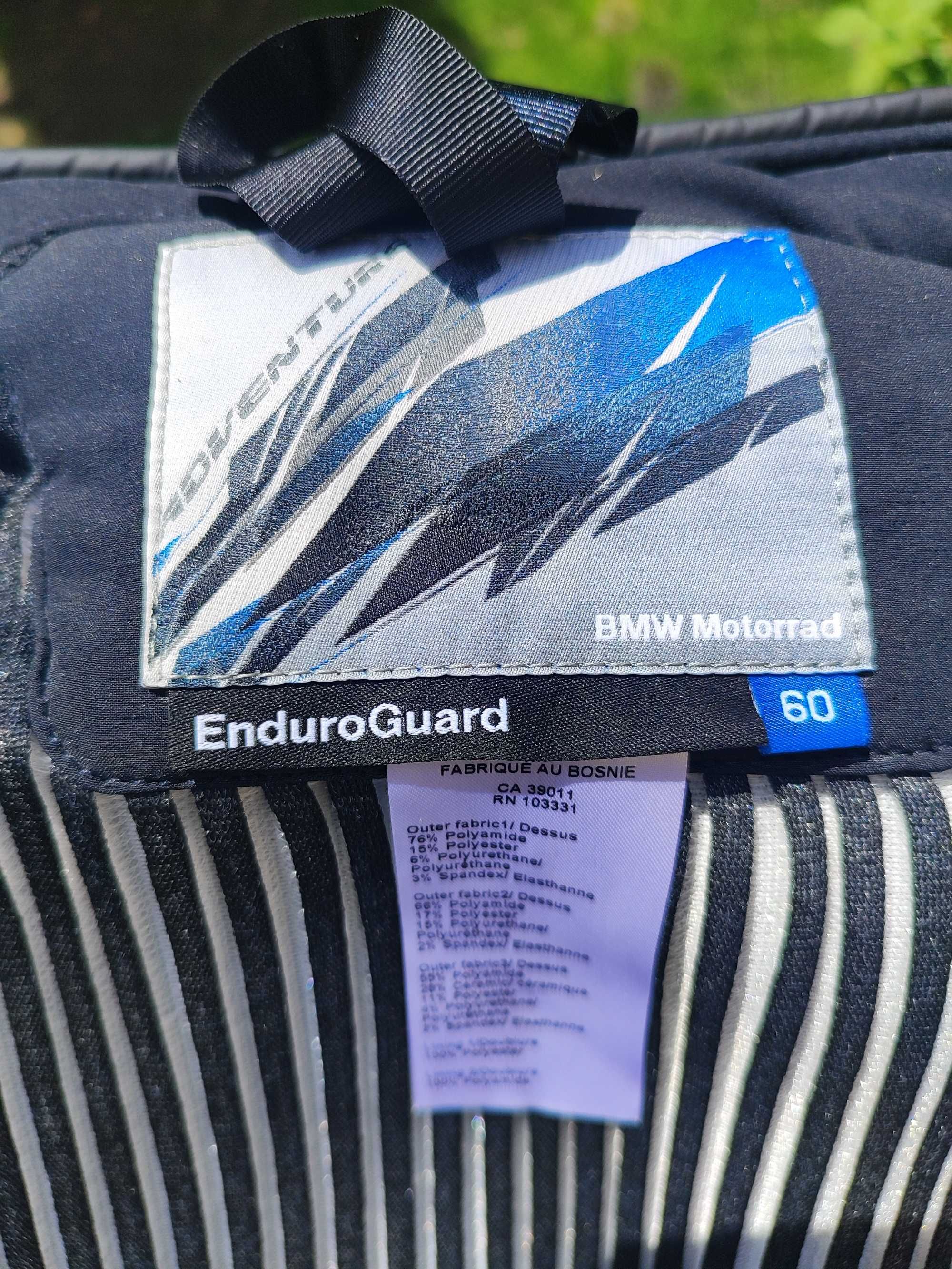 Kurtka motocyklowa nowa BMW Motorrad EnduroGuard, czarna, męska XXL,