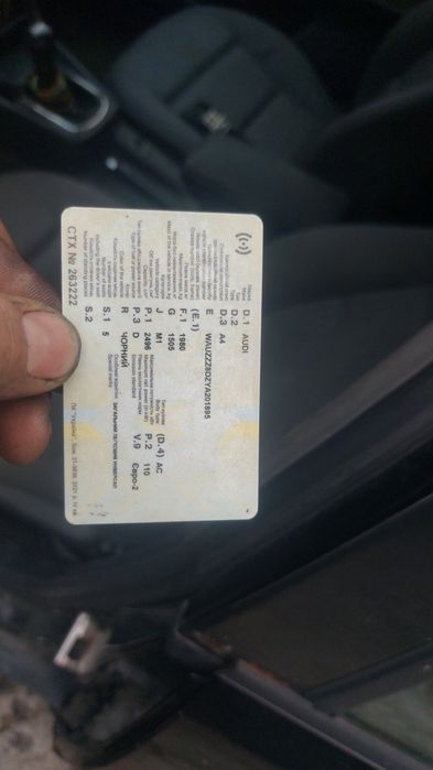 Audi A4 B5 2.5tdi 6 ступка 2000р рестайлінг