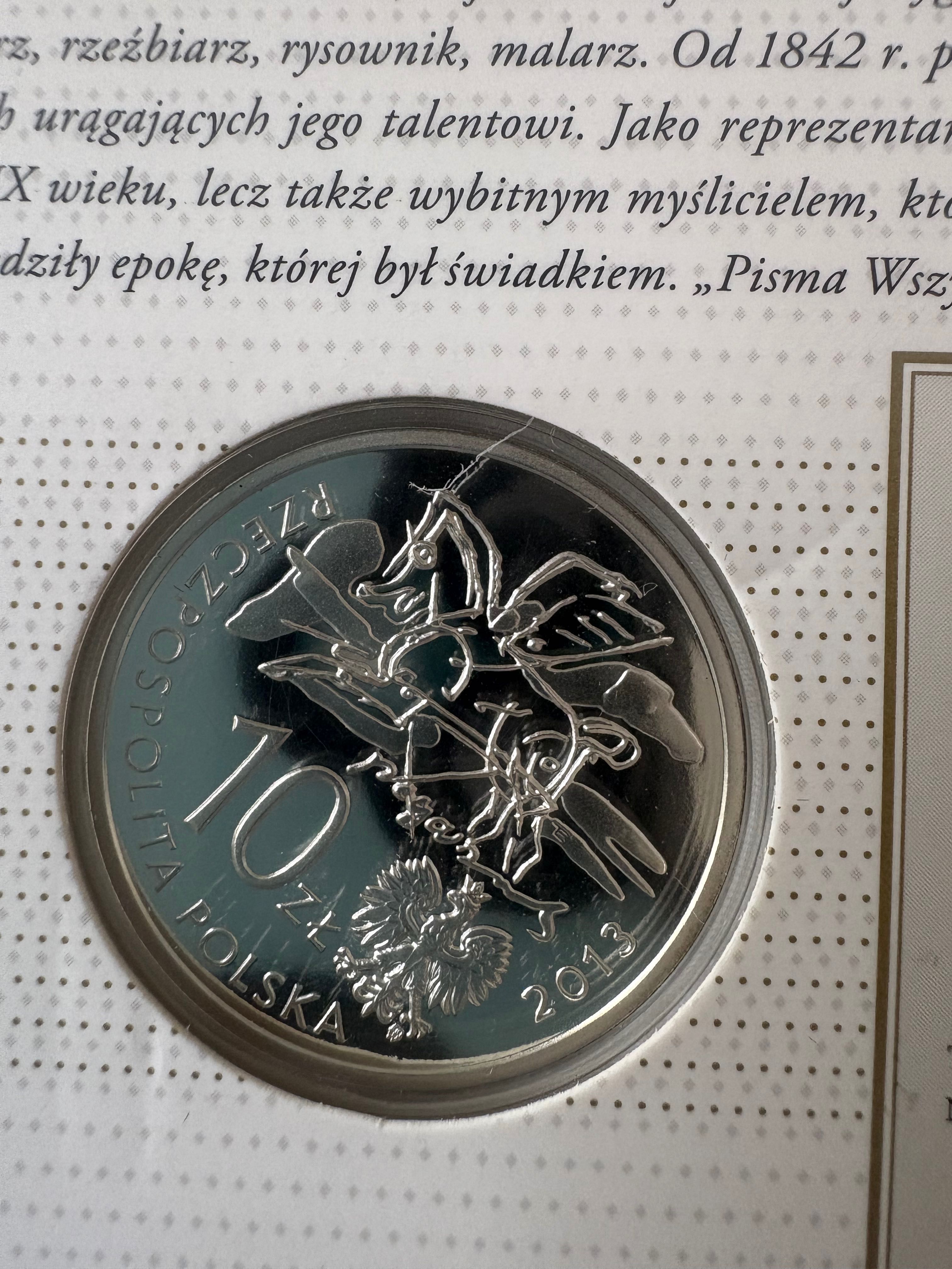 Srebrna moneta „ Cyprian Norwid”