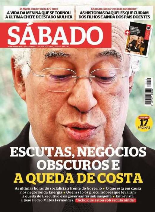 7 revistas Diversas sobre António Costa