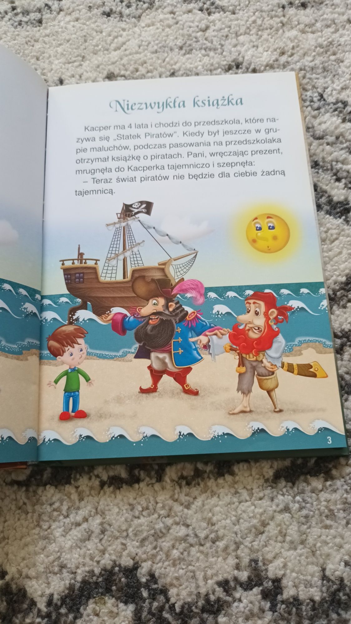 Książka dla dzieci Kacper i piraci