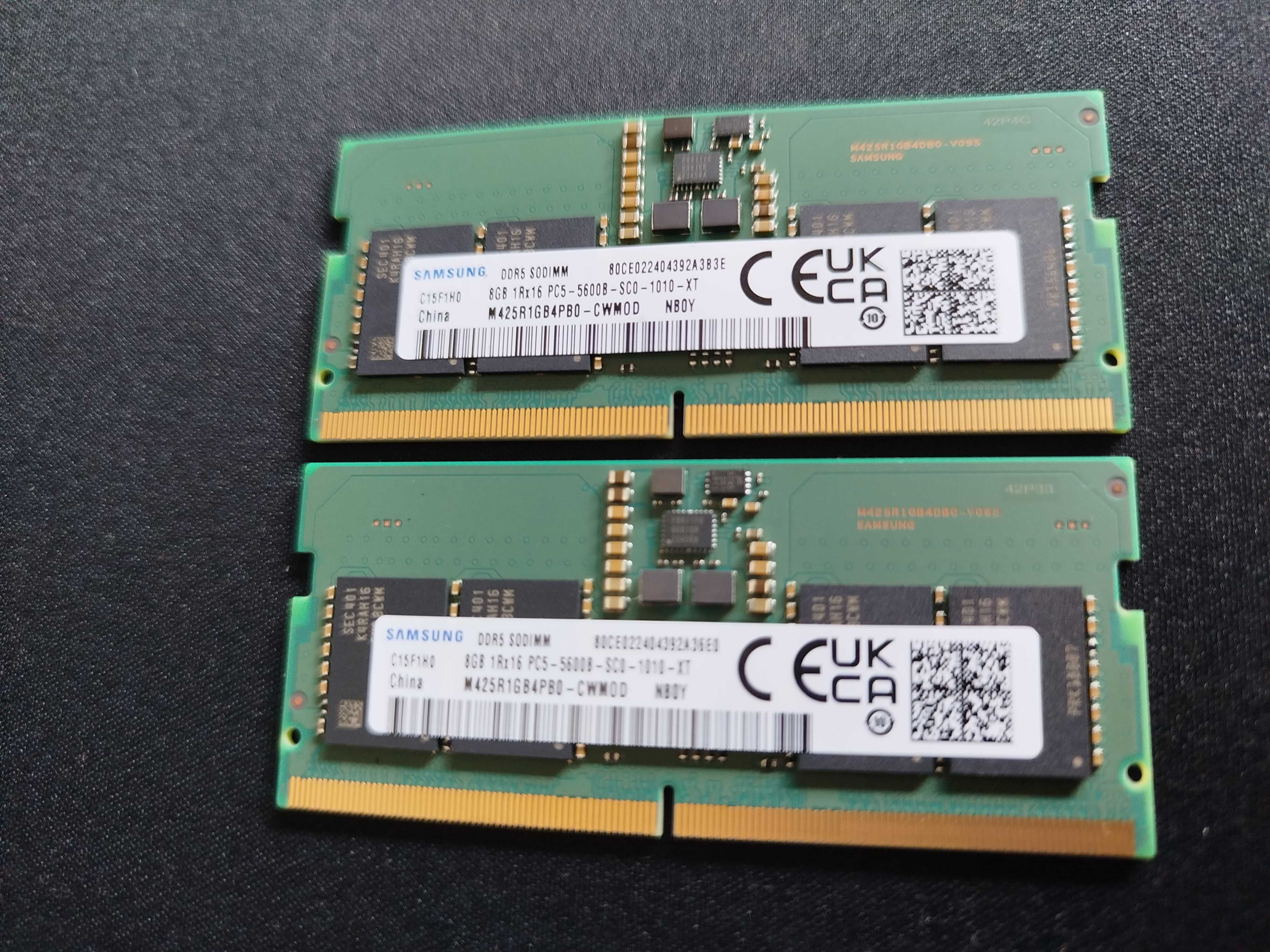 Pamięć RAM DDR5 SODIMM 16GB 5600MHz (2x8GB) SAMSUNG - do laptopa