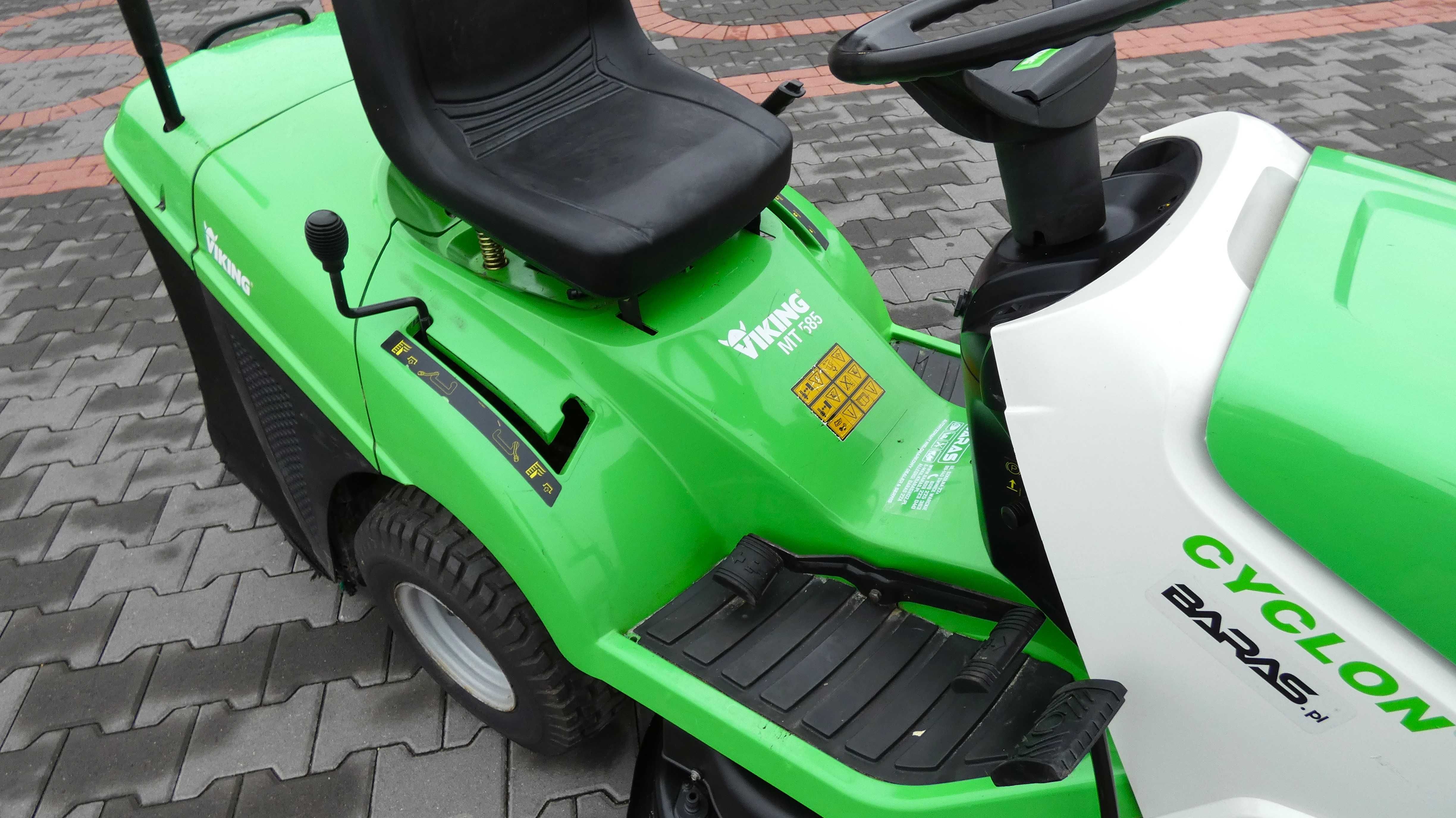 Traktor kosiarka Viking Cyclon MT585 B&S  Pług (301101.4) Baras