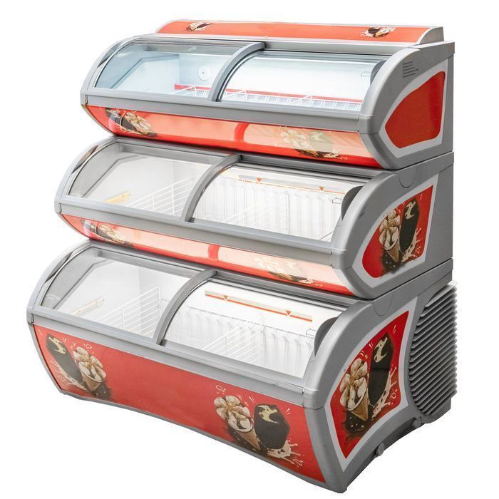 Zamrażarka 3 poziomowa na lody mrożonki IARP VISIMAX III CA 3D 491 L