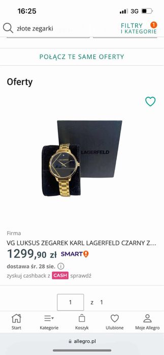 Zegarek karl lagerfeld