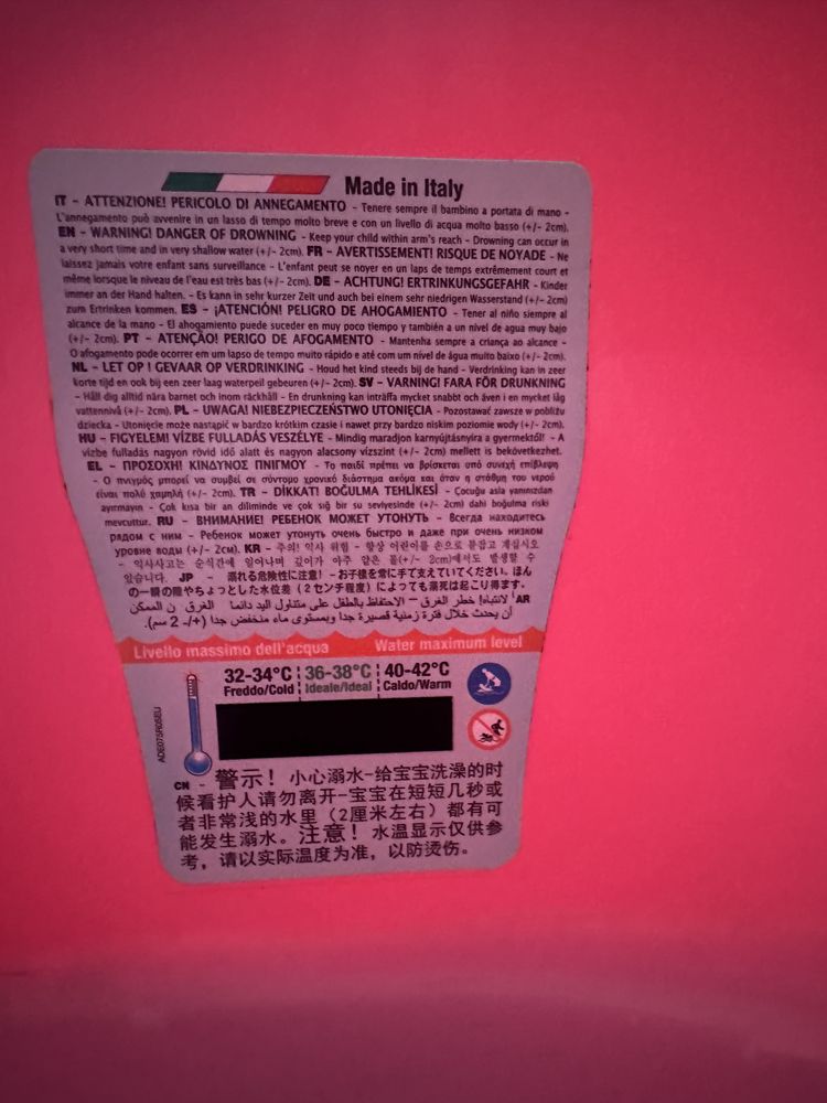 Banheira de bebé