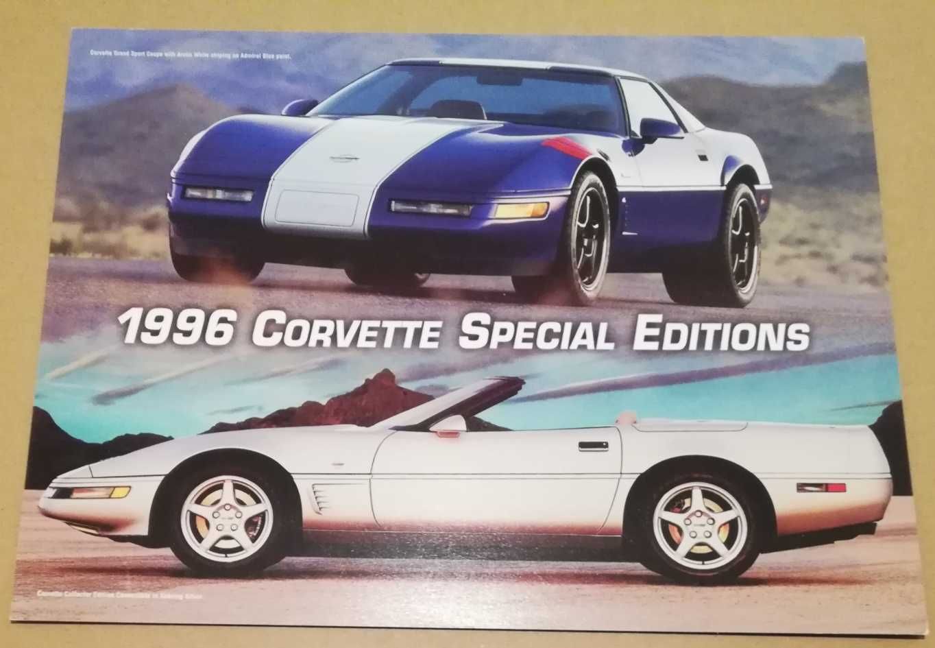 Prospekt Chevrolet Corvette Special Editions 1996