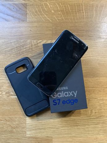 Samsung S7 Edge z pękniętą szybką