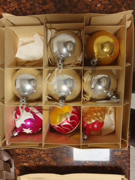 Bombki choinkowe PRL