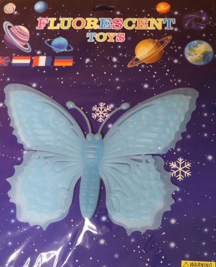 Naklejka fluorescencyjna - motyl