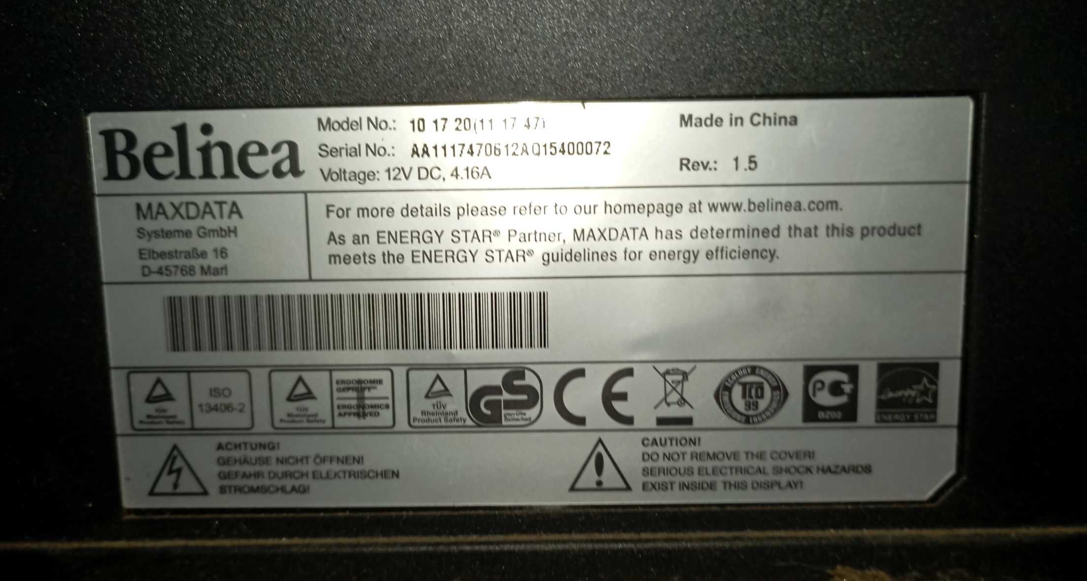 Монитор Belinea 10 17 20