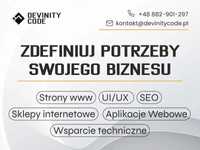 Strony internetowe | Sklepy internetowe | Aplikacje webowe | SEO