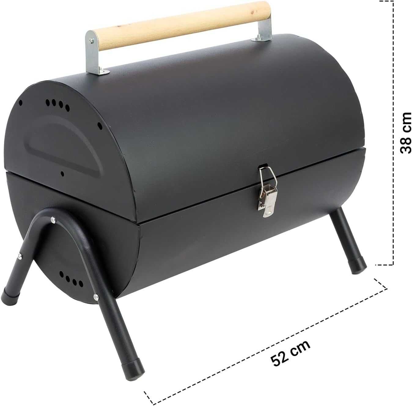 MaxxGarden Grill na węgiel drzewny podróżny mini grill stołowy piknik