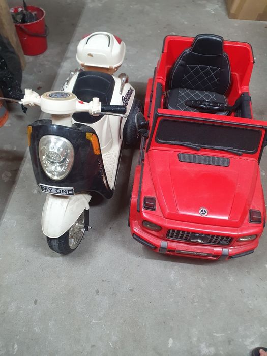 Samochód i motor dla dzieci