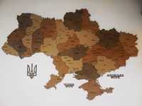 Мапа України на стіну | Карта Украины на стену