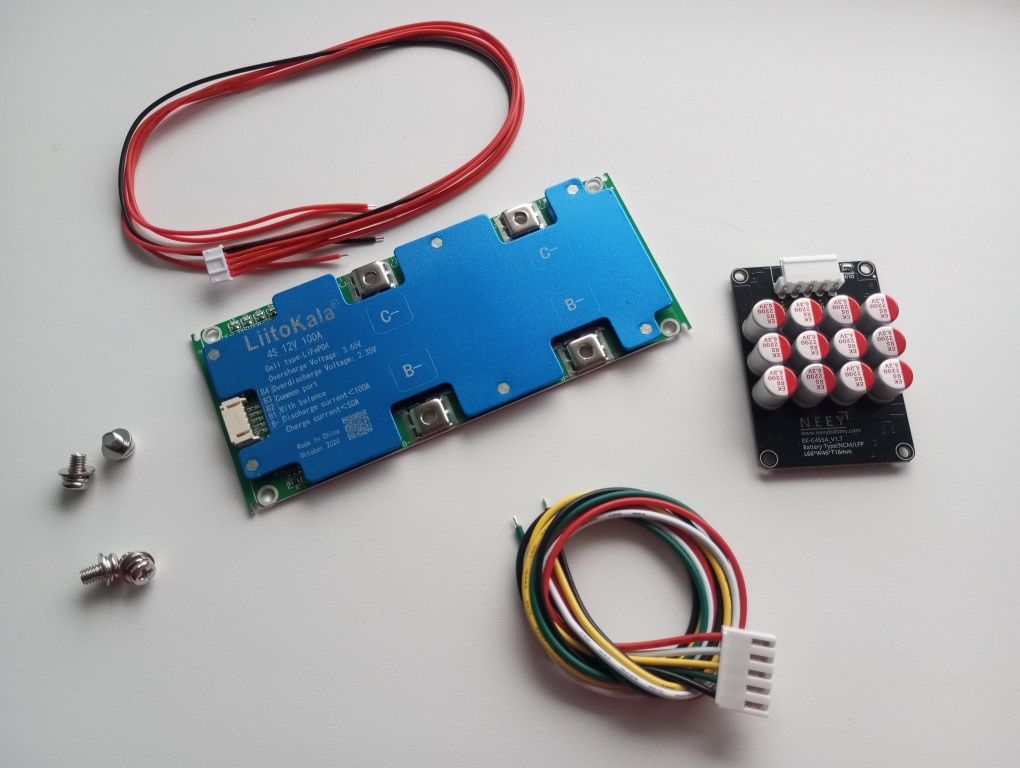 BMS 100A + активний балансир 5A lifepo lifepo4
