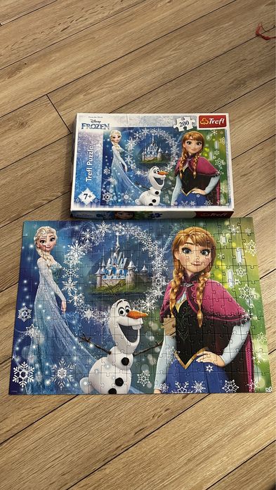 Puzzle Kraina Lodu Frozen 4 opakowania