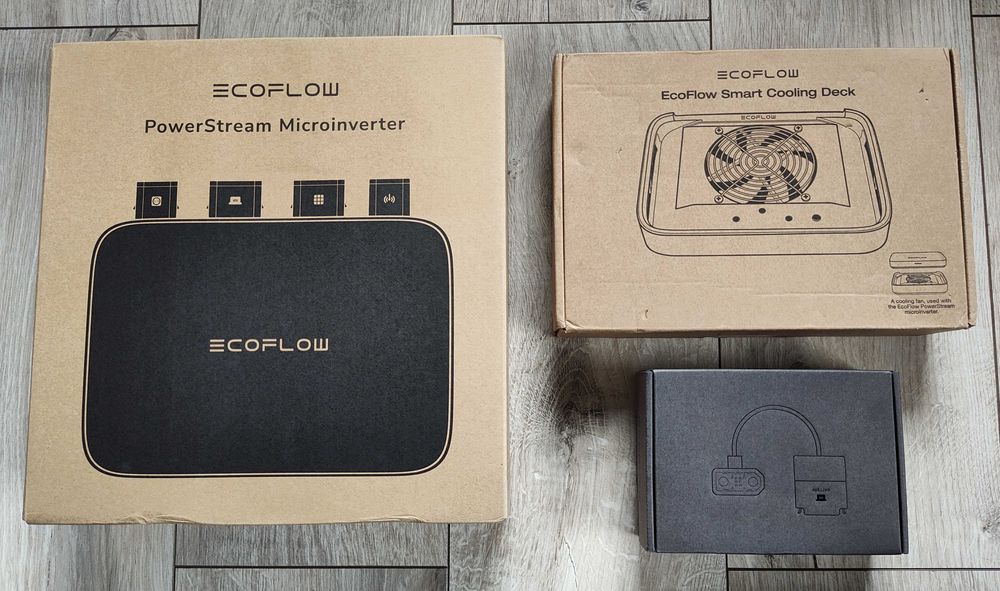 Микроинвертор EcoFlow PowerStream 600W(800W) + кабель Delta 2 + Cooler