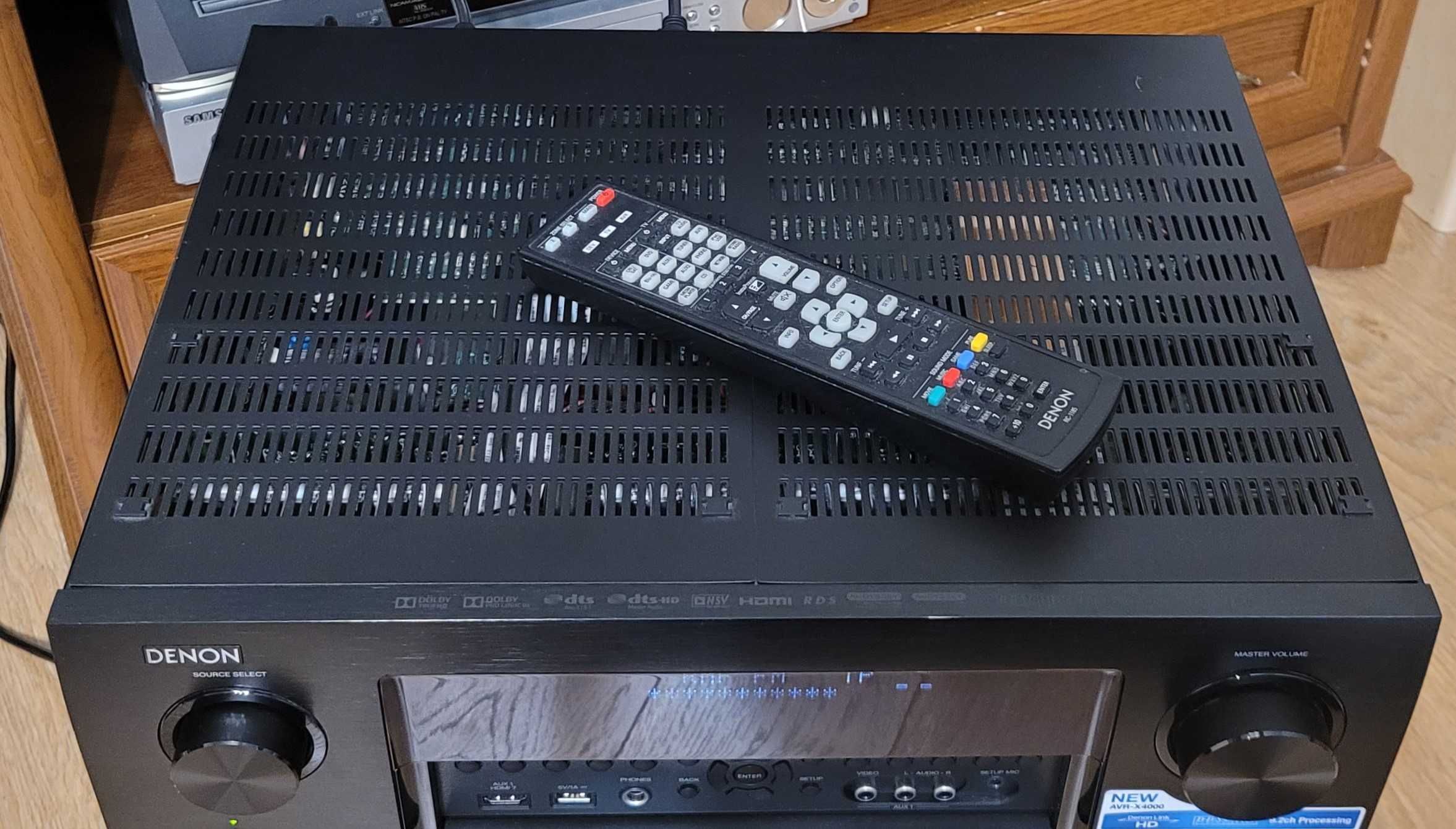 Denon AVR-X4000 Amplituner 9.2 HDMI, radio internetowe, pilot