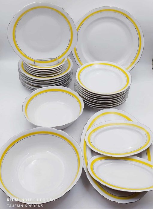 Serwis obiadowy Feston Ćmielów dla 6 osób 29 elementów