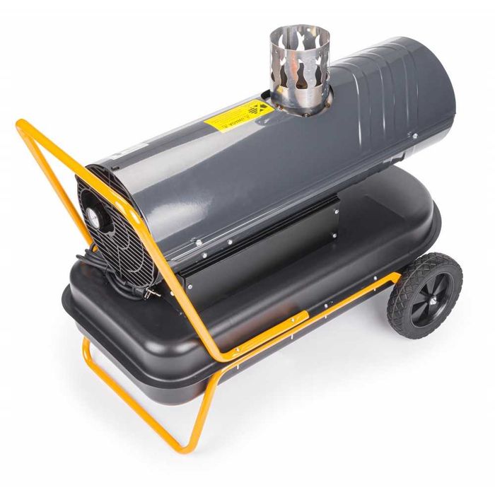 Nagrzewnica olejowa 30KW z kominem spalinowa dmuchawa TERMOSTAT LCD