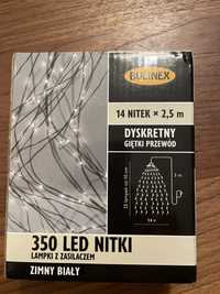 Bulinex 14 nitek x  2,5 m. Lampki kurtyna