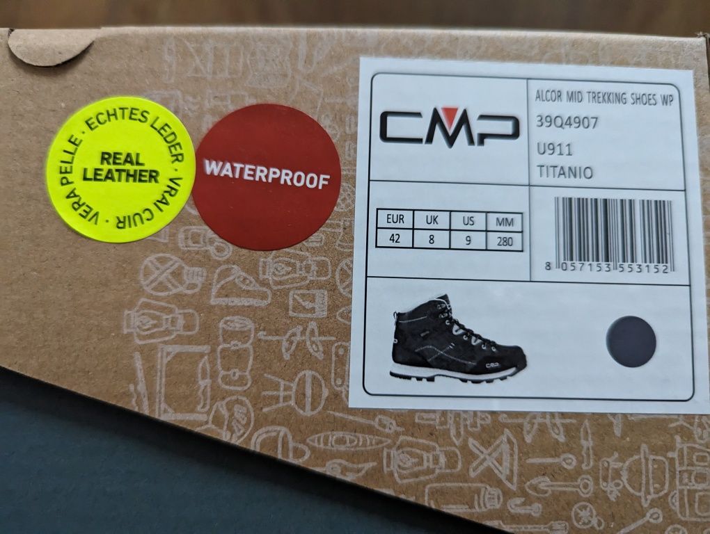 CMP Alcor Mid Trekking WP rozmiar 42 męskie buty wodoodporne